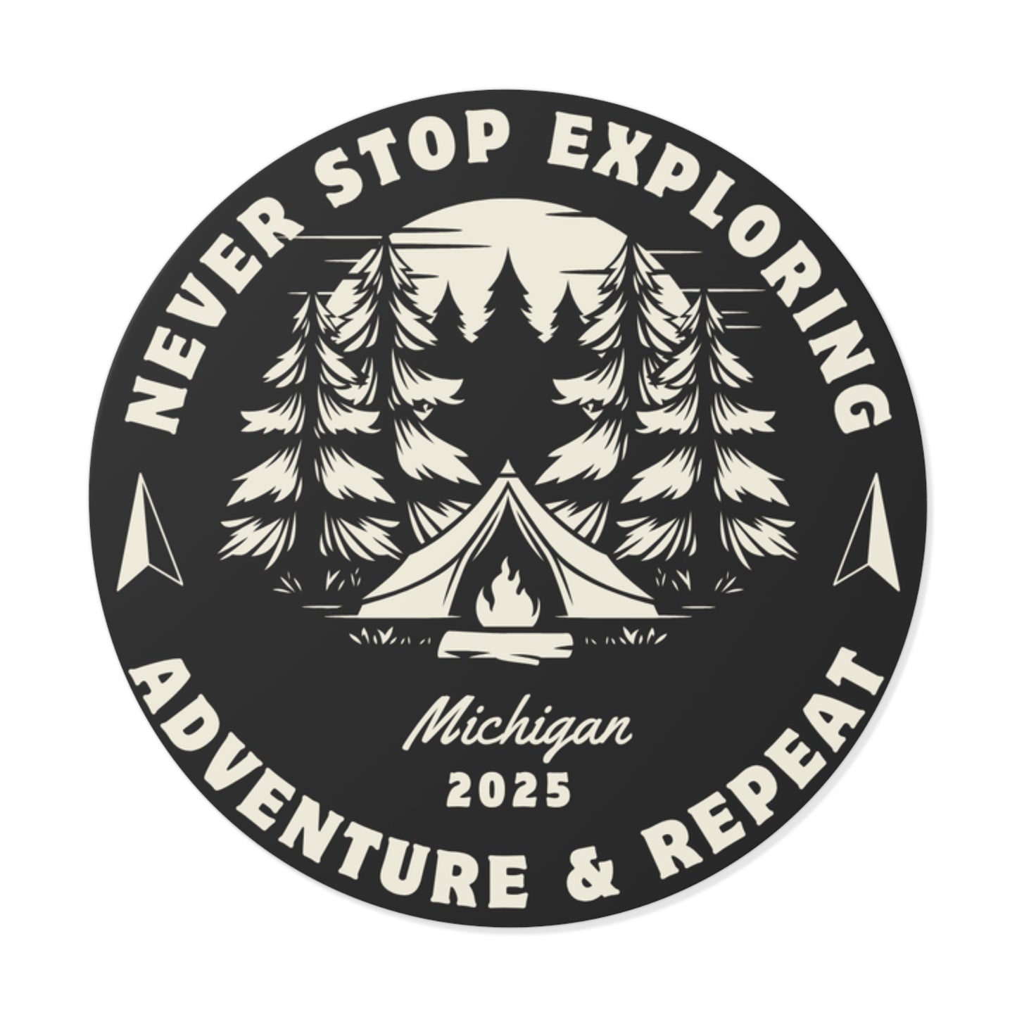 2025 Explore Nature Round Vinyl Stickers