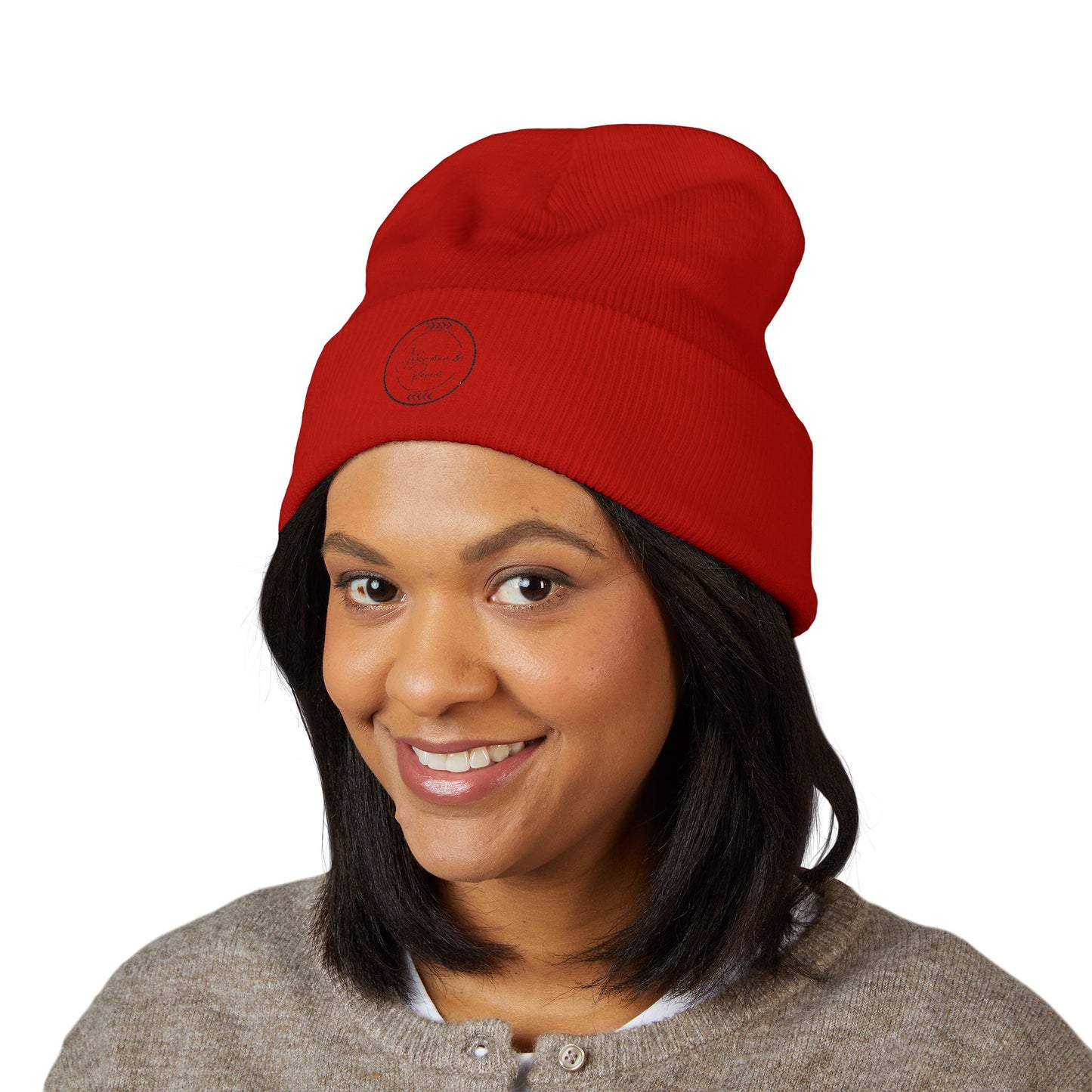 * 6 Colors available* Classic Embroidered Cuffed Beanie
