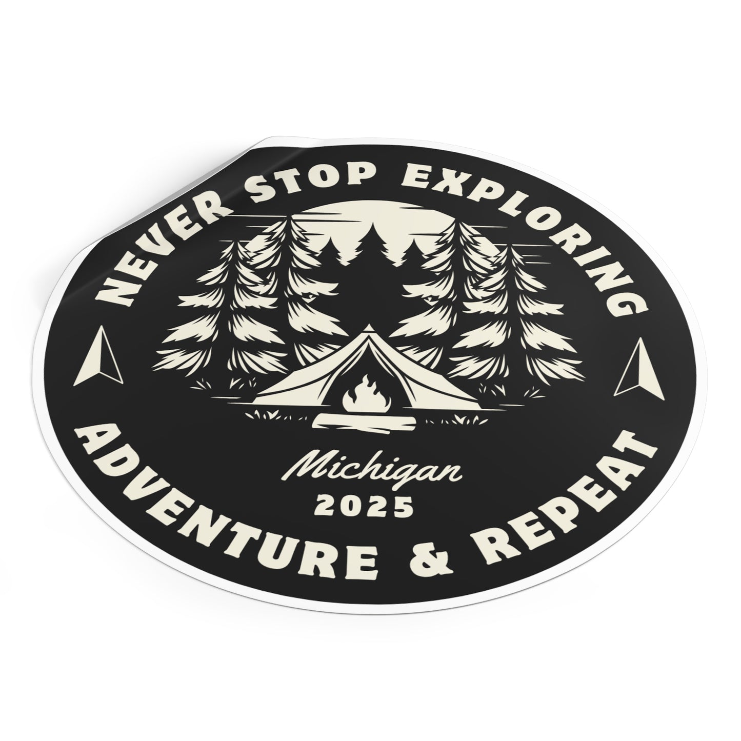 2025 Explore Nature Round Vinyl Stickers
