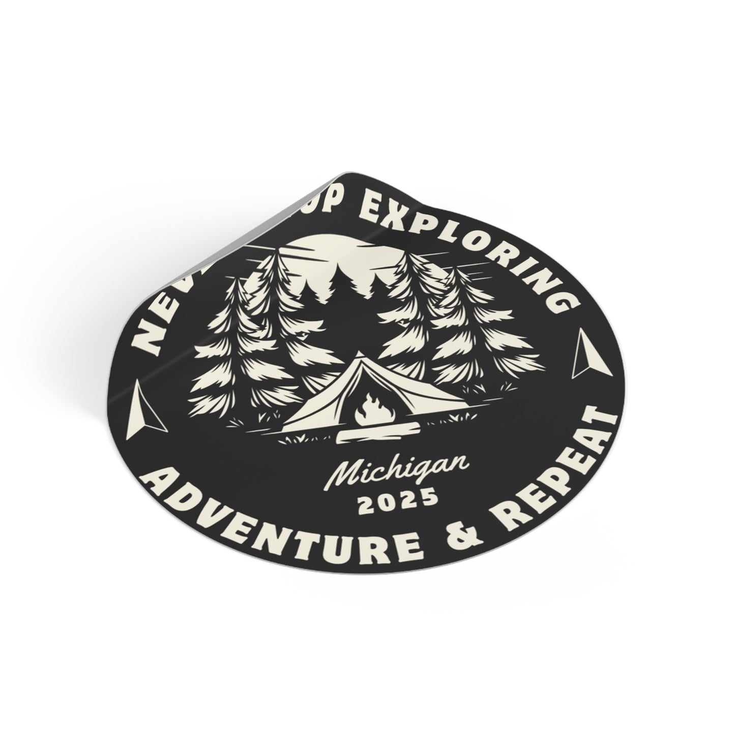 2025 Explore Nature Round Vinyl Stickers