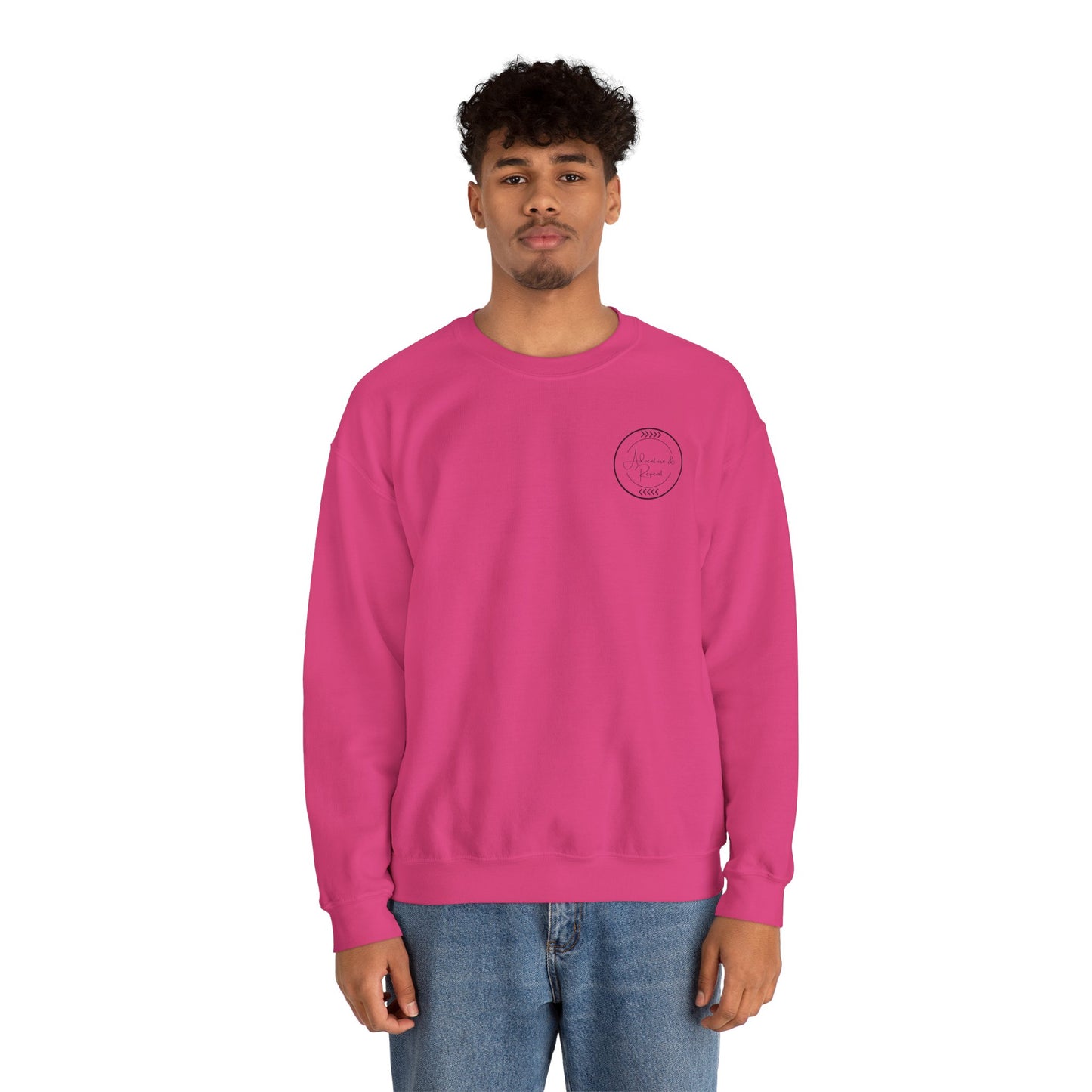 * 9 Colors Available * Adventure & Repeat Crewneck Sweatshirt