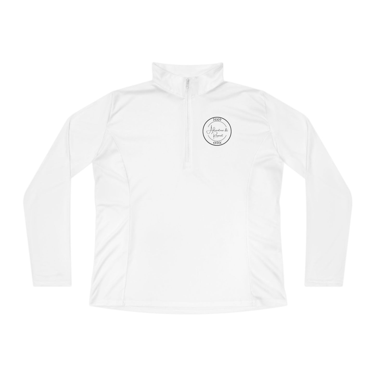 * 4 Colors Available * Ladies Quarter-Zip Pullover
