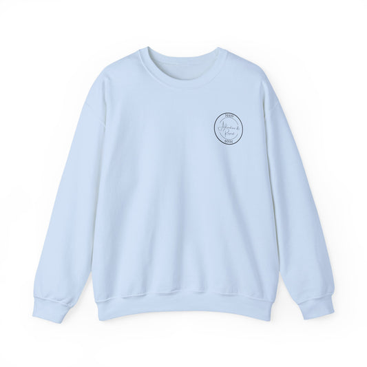 * 9 Colors Available * Adventure & Repeat Crewneck Sweatshirt