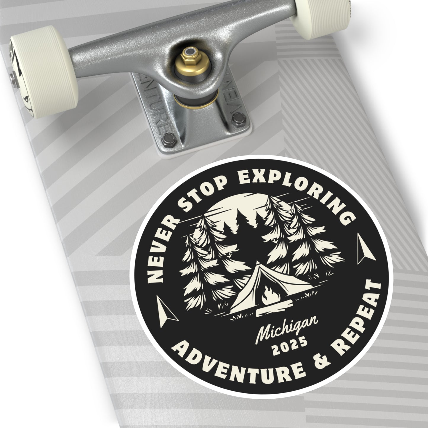 2025 Explore Nature Round Vinyl Stickers