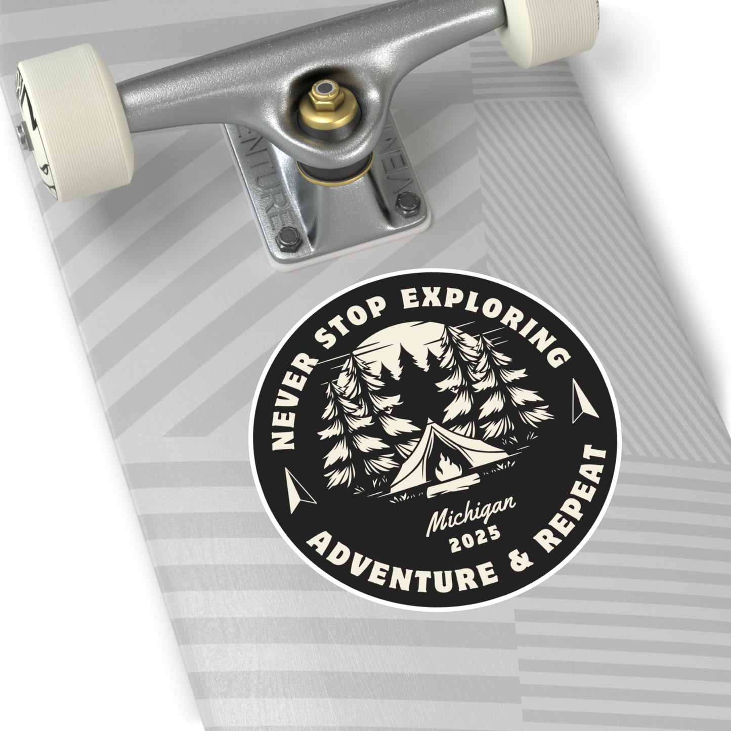 2025 Explore Nature Round Vinyl Stickers