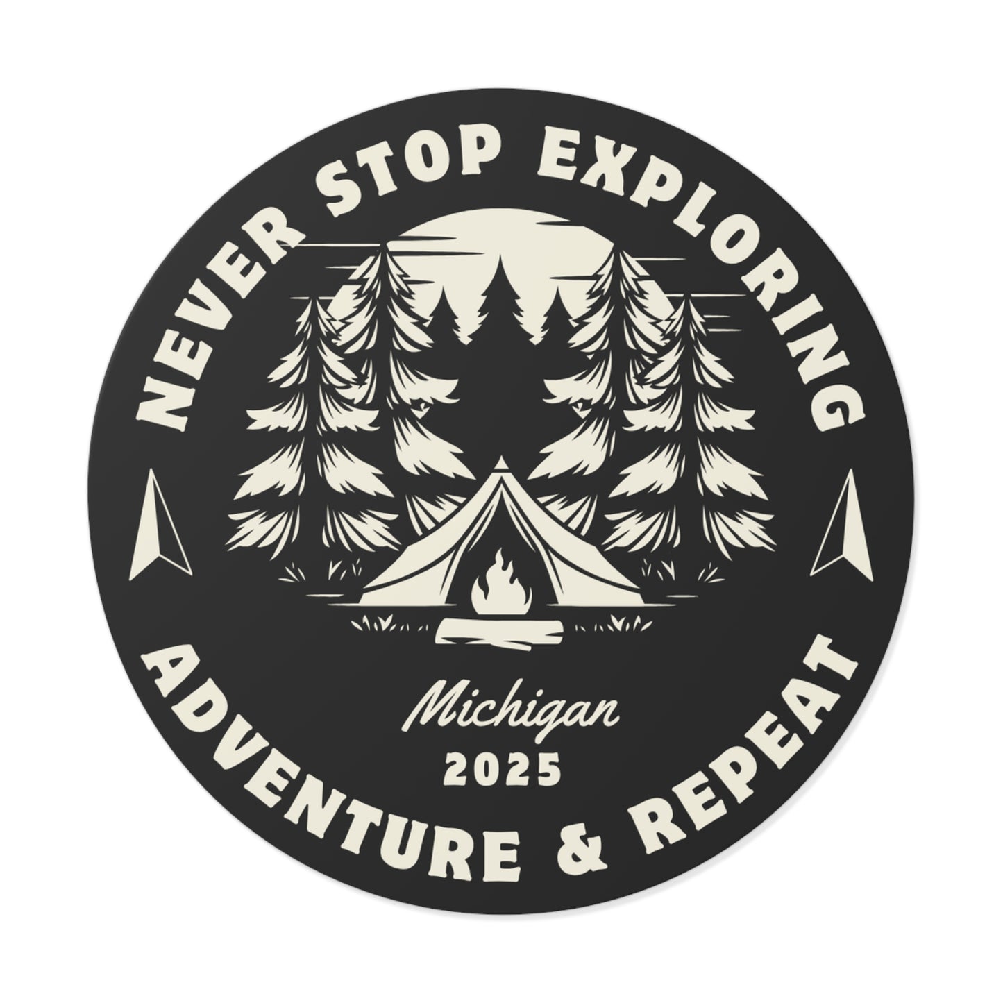 2025 Explore Nature Round Vinyl Stickers