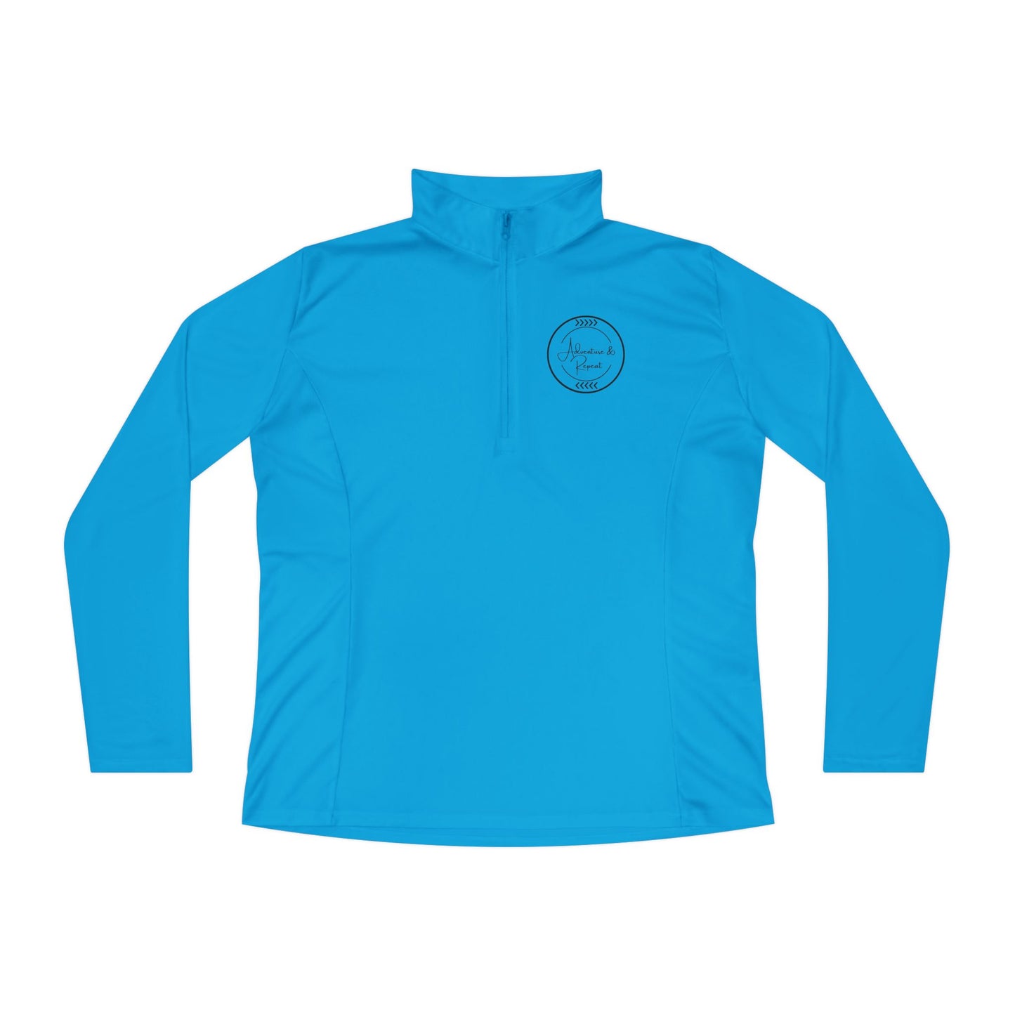 * 4 Colors Available * Ladies Quarter-Zip Pullover