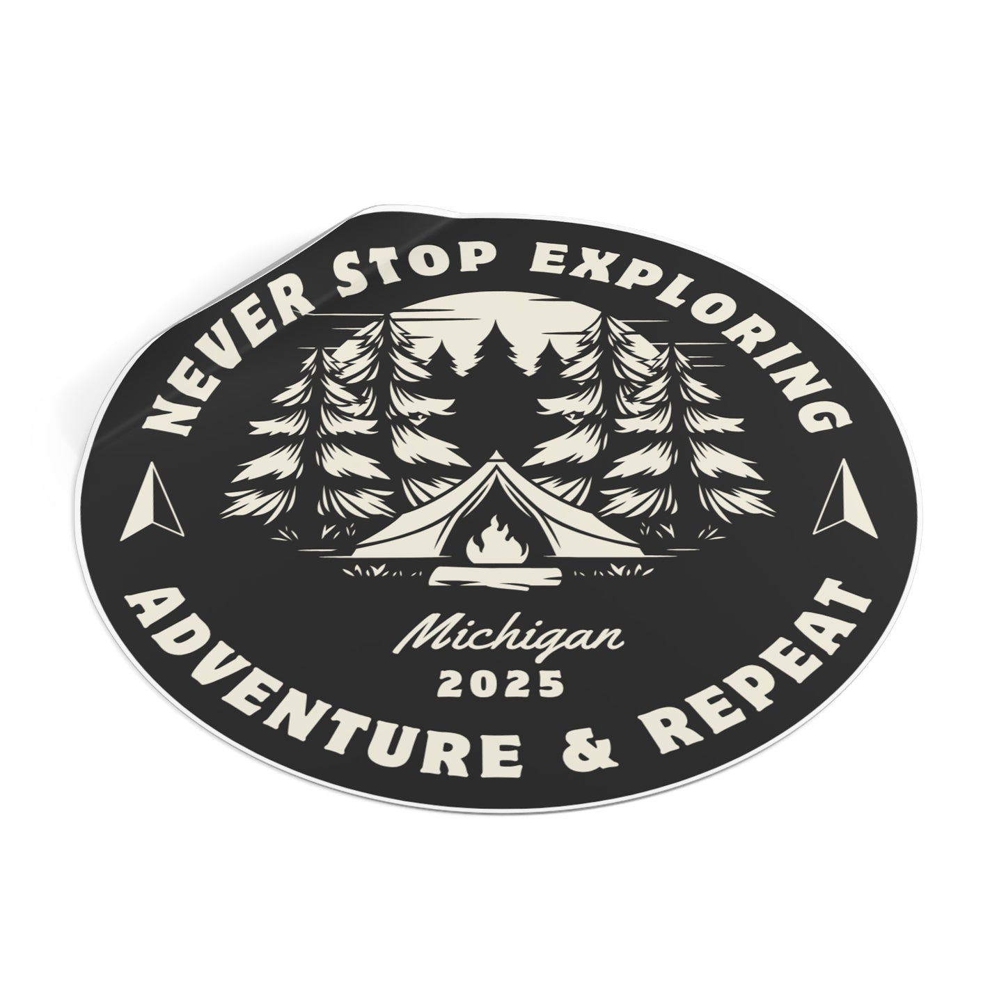 2025 Explore Nature Round Vinyl Stickers