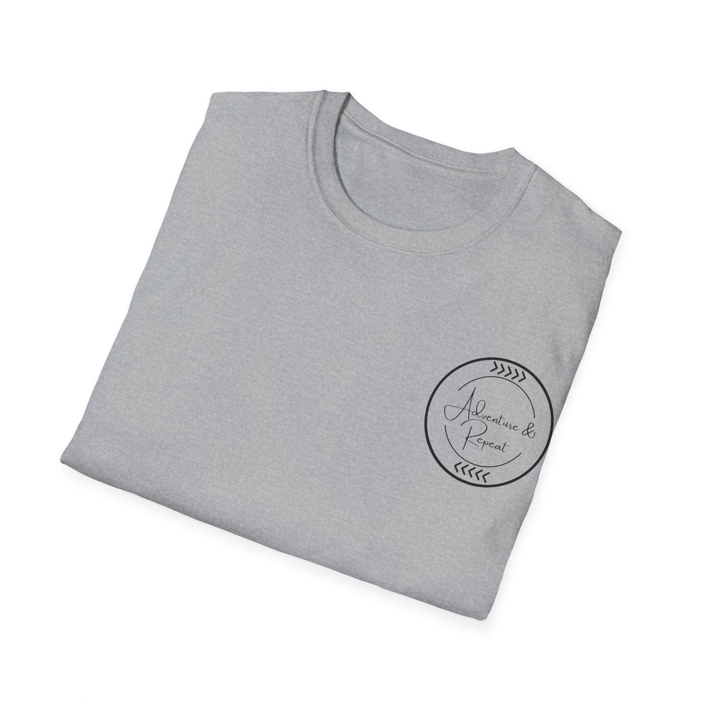 * 7 Colors Available * Adventure & Repeat Unisex T-Shirt