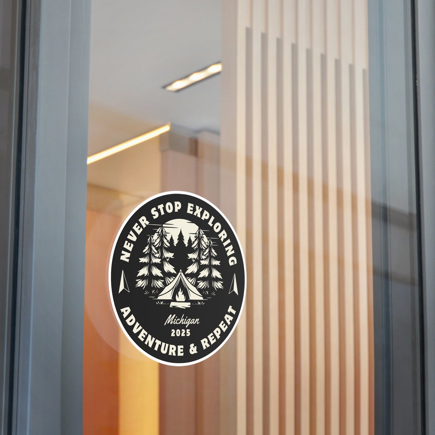 2025 Explore Nature Round Vinyl Stickers