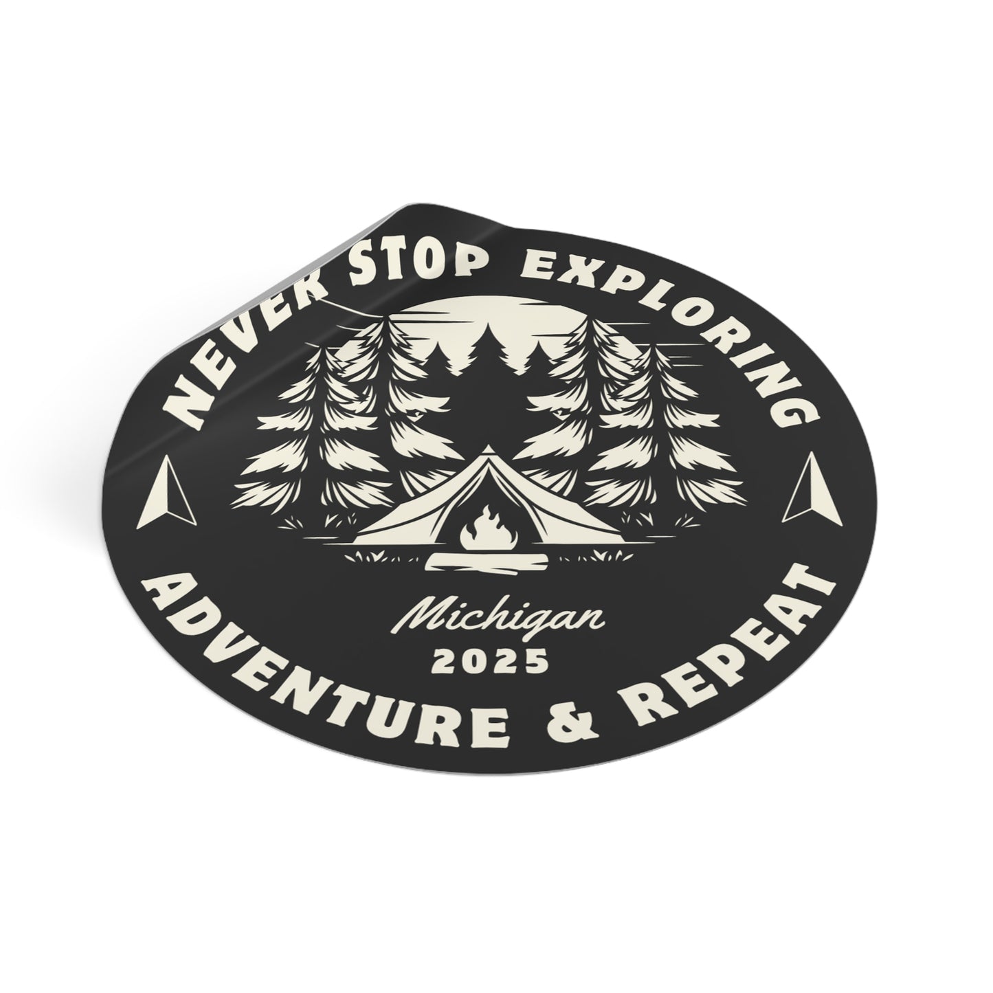 2025 Explore Nature Round Vinyl Stickers