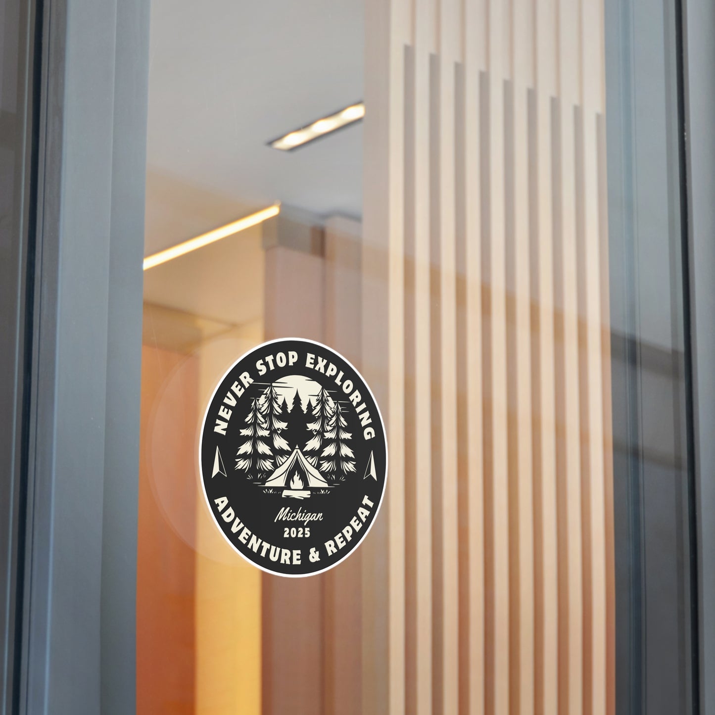 2025 Explore Nature Round Vinyl Stickers