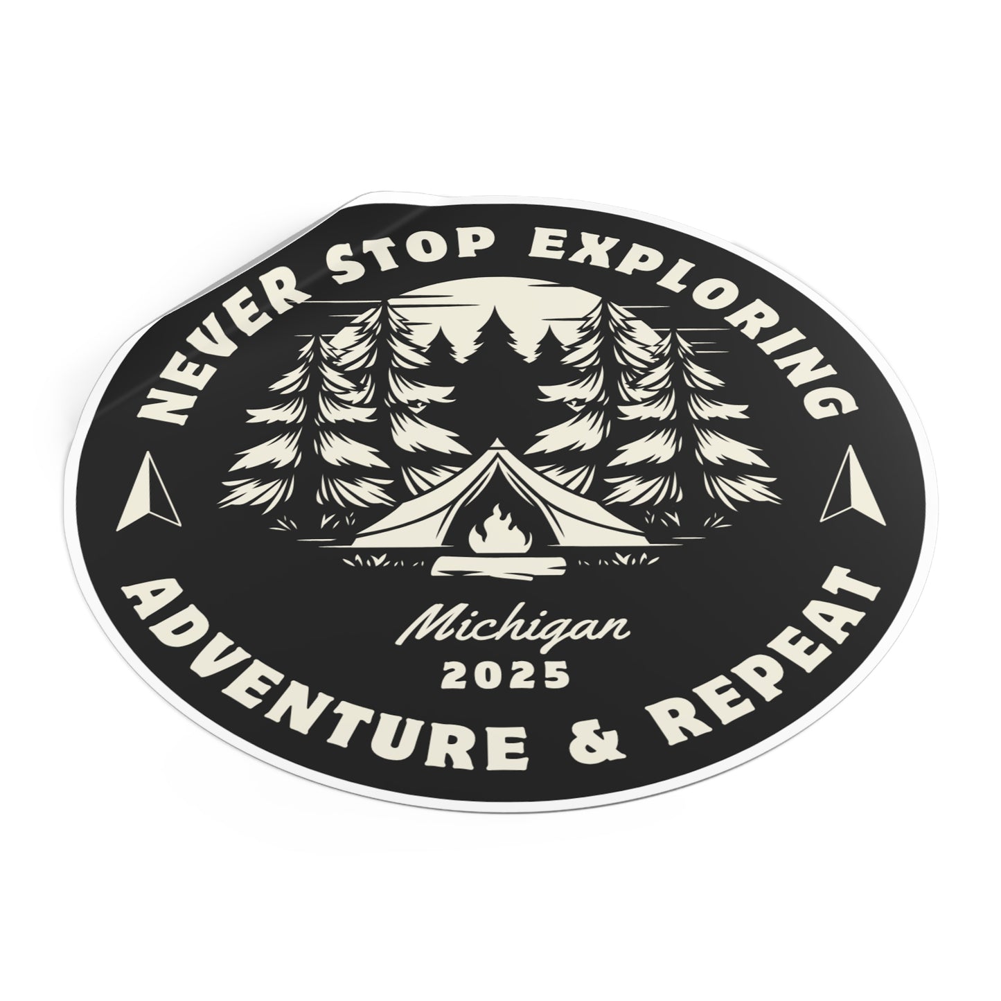 2025 Explore Nature Round Vinyl Stickers
