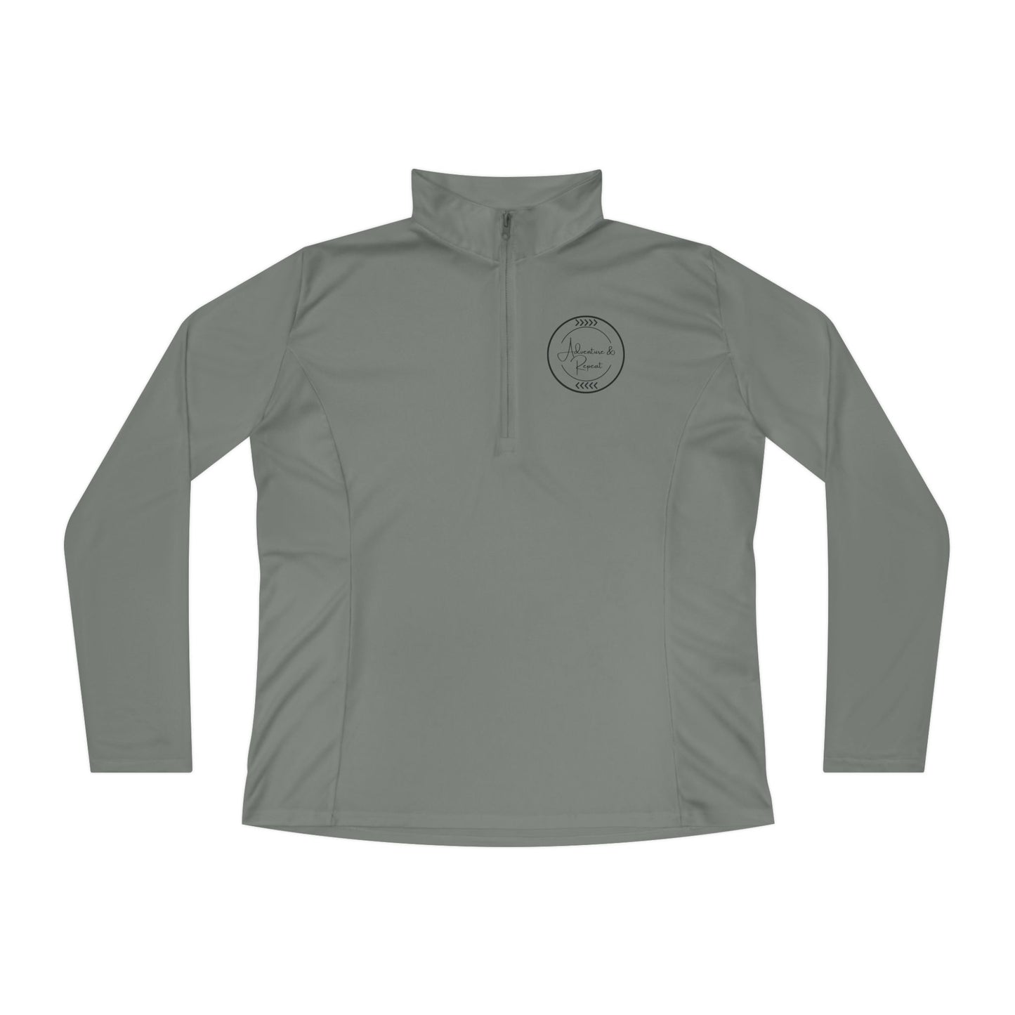 * 4 Colors Available * Ladies Quarter-Zip Pullover